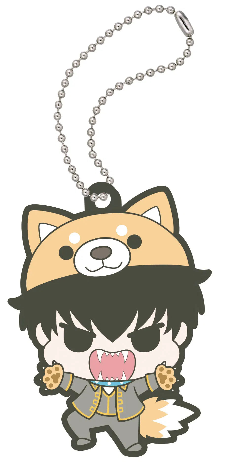 Gintama Rubber Mascot Prince Hata Animal Paradise Gashapon Keychain