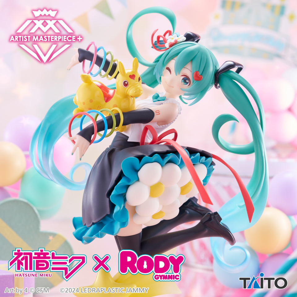 Vocaloid Hatsune Miku × Rody Gymnic Figure (39/Thank You ver.) Artist Masterpiece By Taito