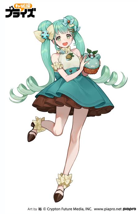 NO BOX SEGA FuRyu "Sweet Sweets" Chocolate Mint Hatsune Miku figure