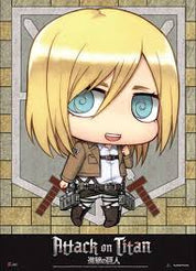 Attack On Titan Hystoria Metallic Keychain Deformed Series