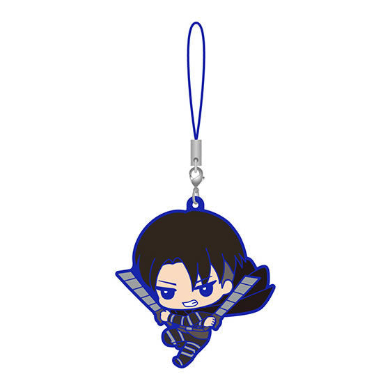 Attack On Titan The Final Arc Gashapon Keychain Rubber Strap JP