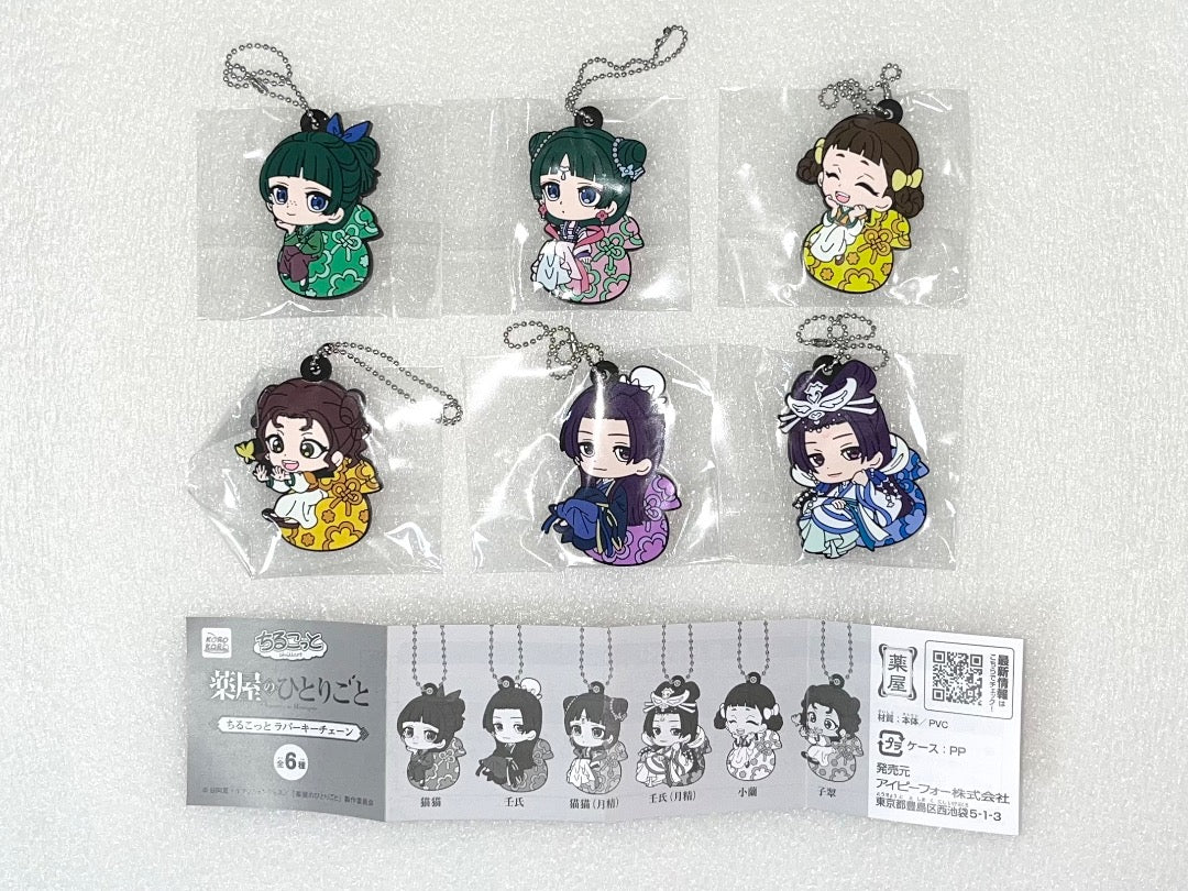 The Apothecary Diaries Chillcot Rubber KeyChain GASHAPON