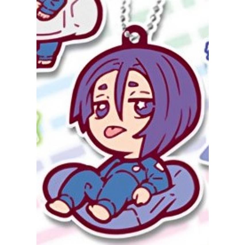 Blue Lock Character Banchoukou Rubber Keychain Gashapon