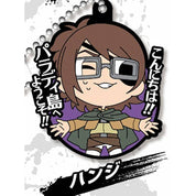 Attack on Titan The Final Season Rubber Mascot Gashapon Keychain With Taglines