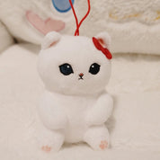 Mofusand Plush Keychain White JP Exclusive