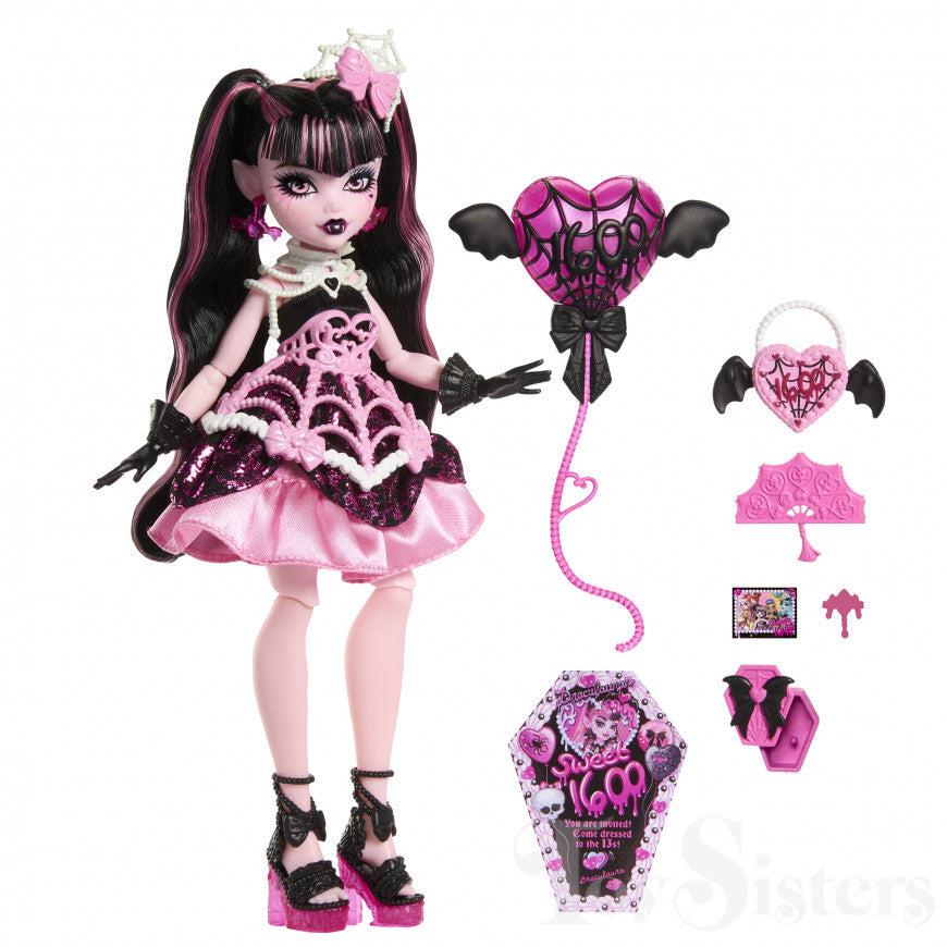 Monster High Draculaura Sweet 1600 Birthday Doll 2025