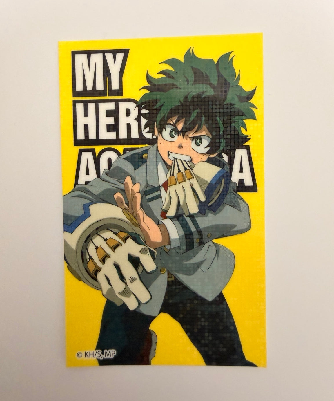 My Hero Academia Midoriya Official Collector Sticker Card JP