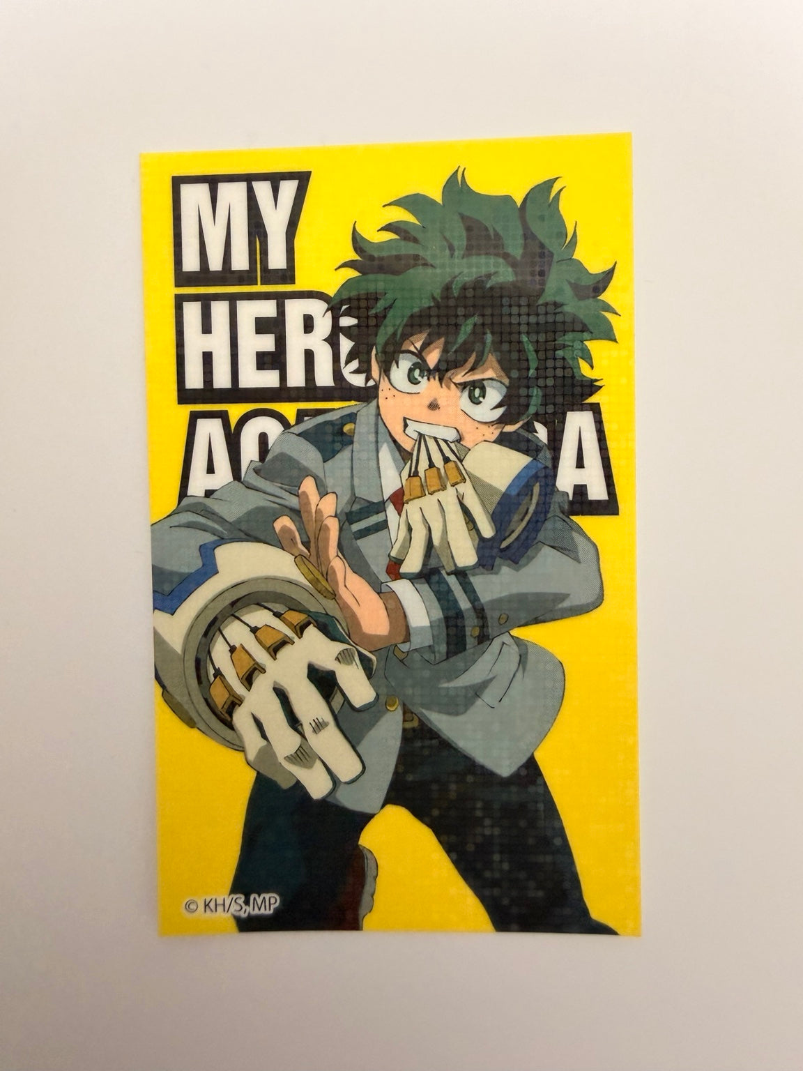 My Hero Academia Midoriya Official Collector Sticker Card JP