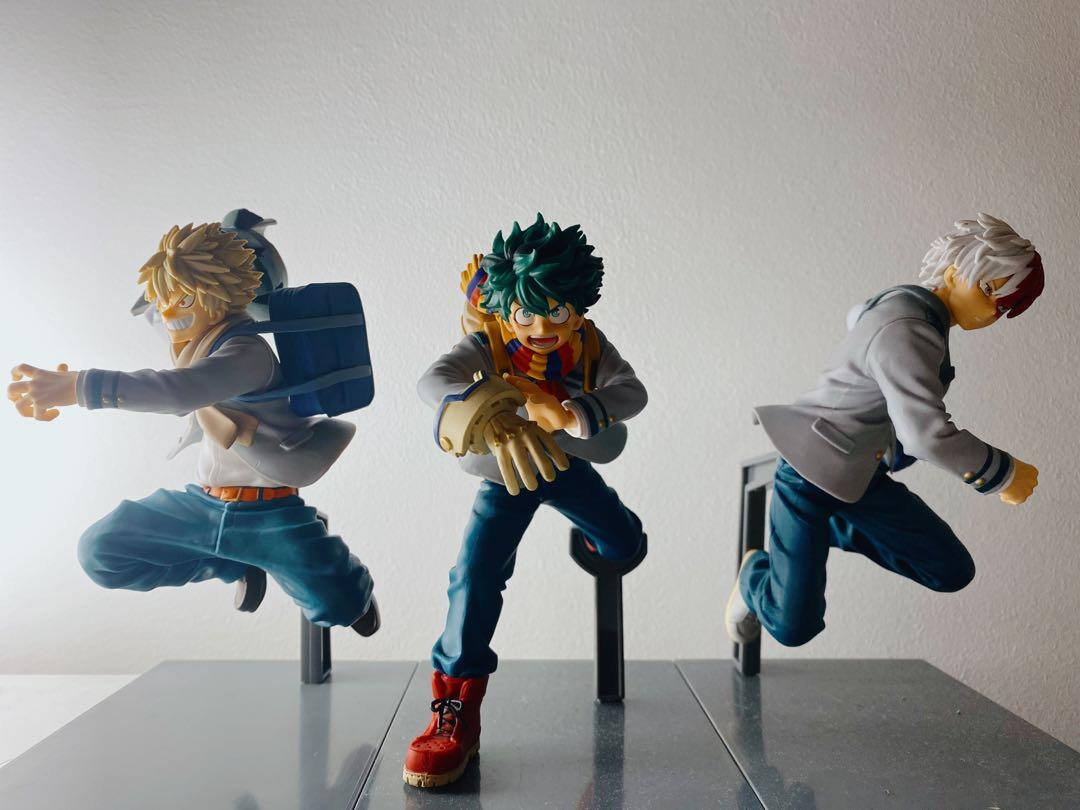 My Hero Academia: Bravegraph Set of 3 Midoriya Bakugo Shoto Original Figures