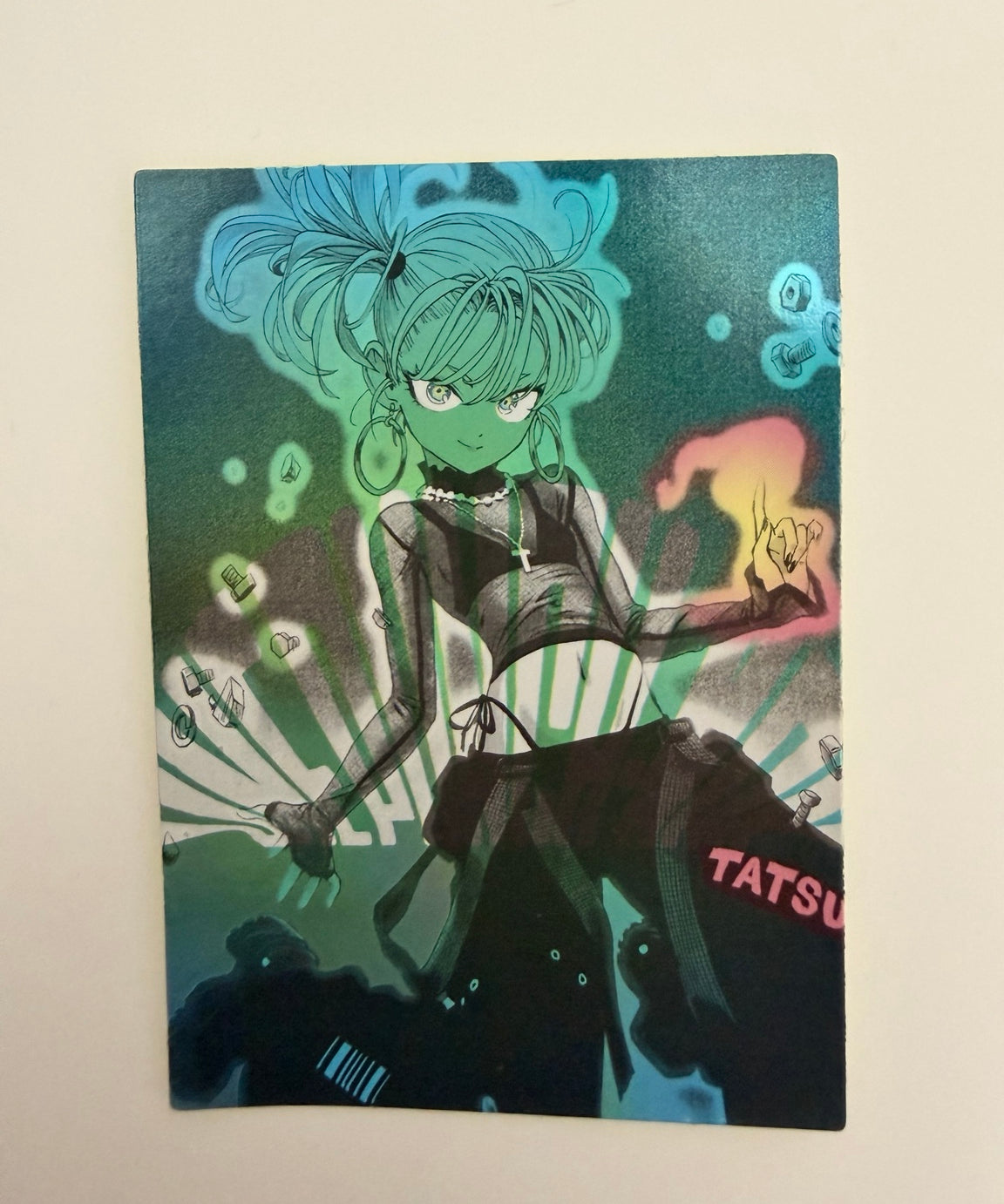 One Punch Man Tatsumaki Official Collector Sticker Card JP