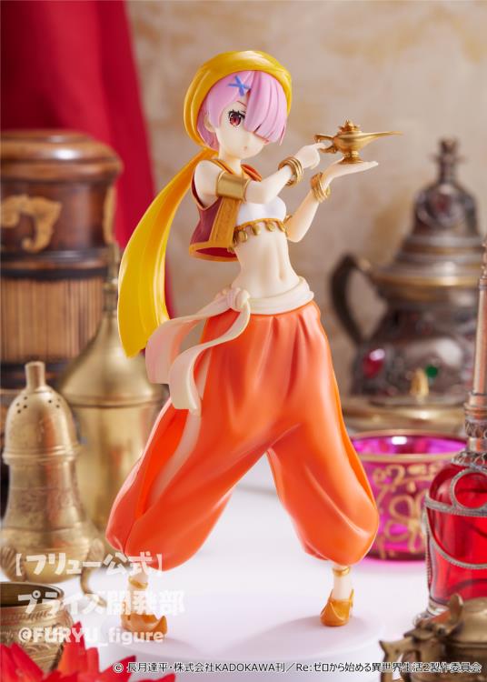Re Zero Open Box Rem and Ram Arabian Nights Figure Set RARE figure by Furyu