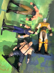Trinket 11 set of 4: Fist of the north star vintage mini figures