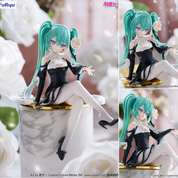 HATSUNE MIKU - FuRyu Noodle Stopper Figure - Flower Fairy White Rose Ver.