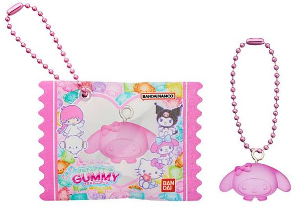 Sanrio Characters Gummy & Mini Pouch Kuromi and My Melody