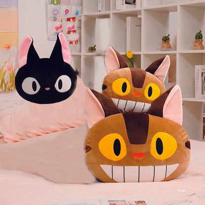 Studio Ghibli: Cat bus and Jiji Pillows