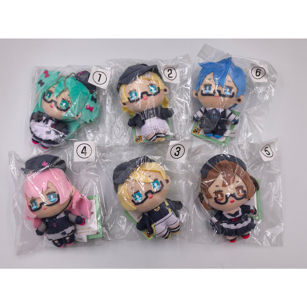 Vocaloid Project Sekai Kaito Plush Keychain JP Glasses x Café Ver.